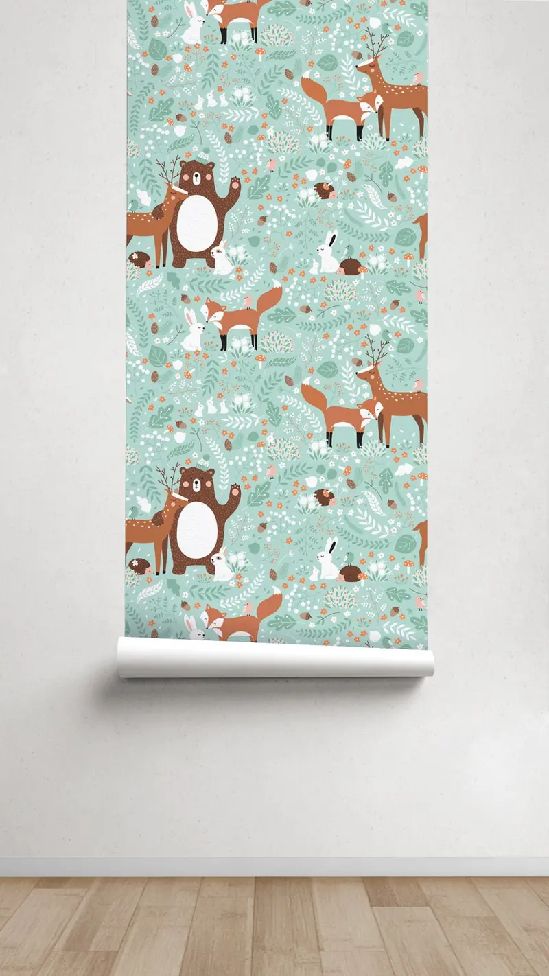 Papel pintado Infantil Ciervo
