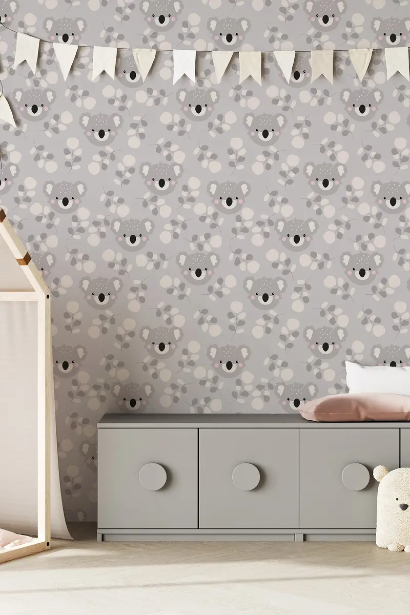 Papel pintado Infantil Koala