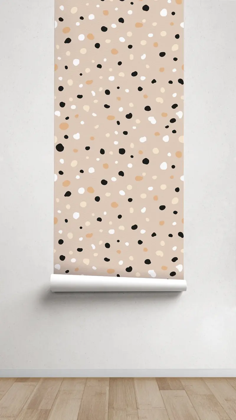 Papel pintado Infantil Motas