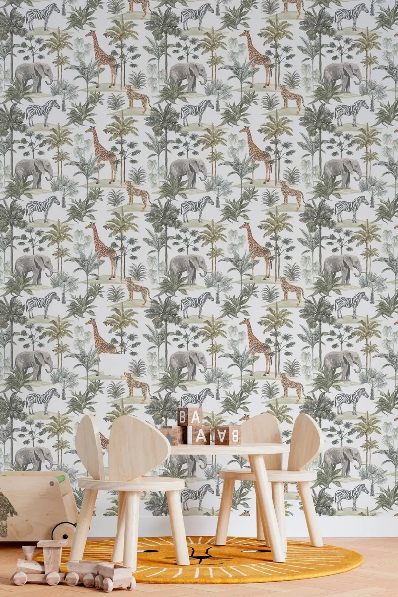 Papel pintado Infantil Selva