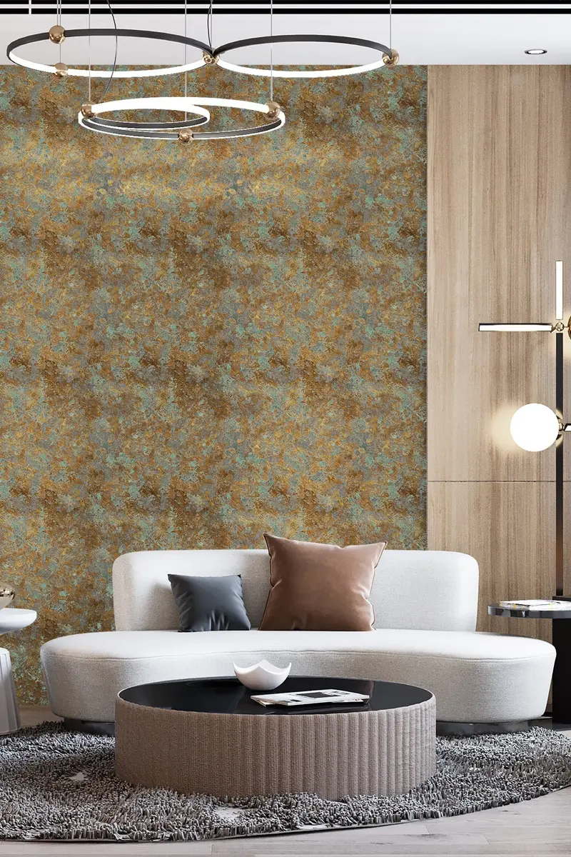 Papel pintado Jade Verde