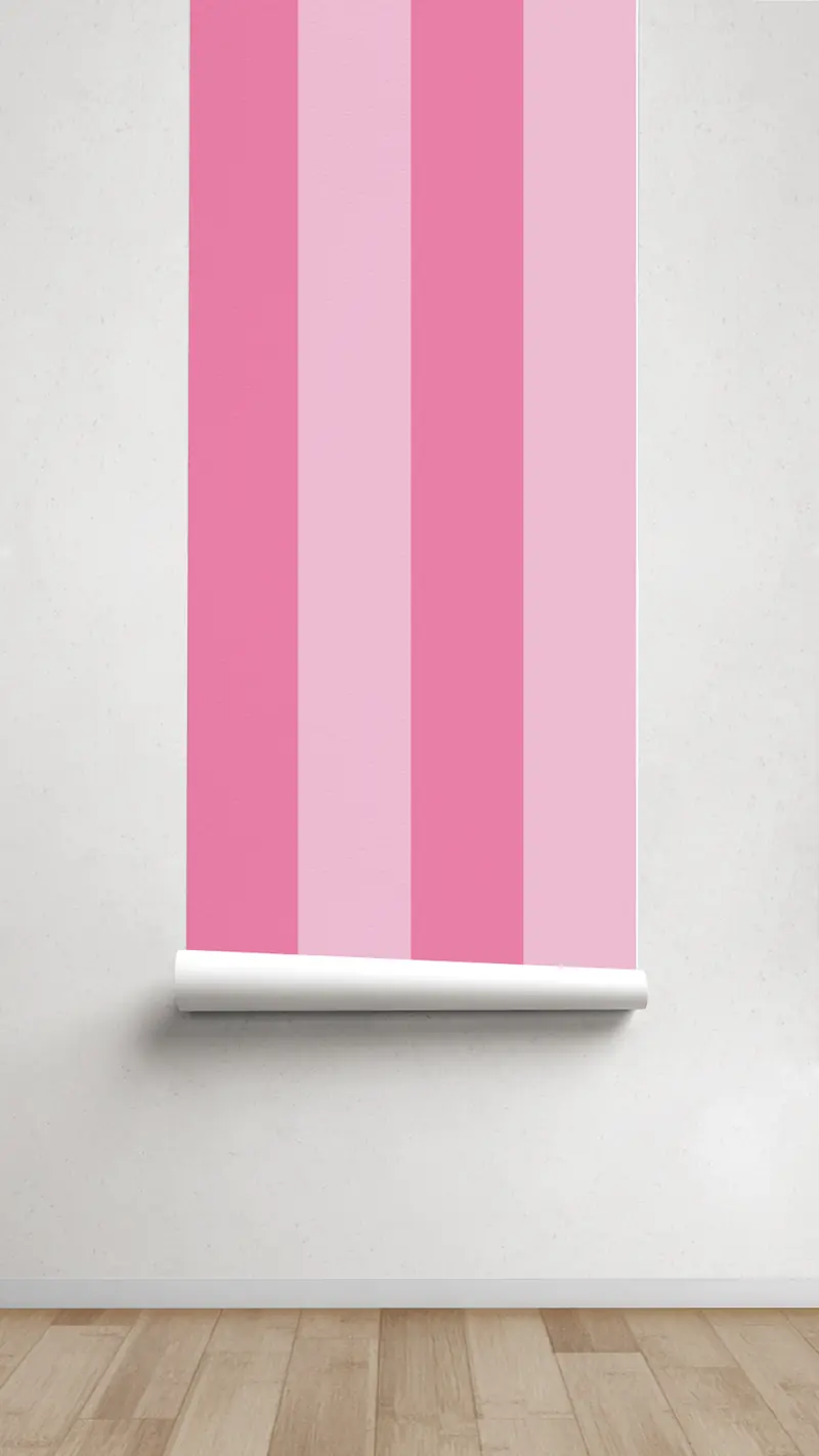 Papel pintado Texturizado Rayas M Fucsia