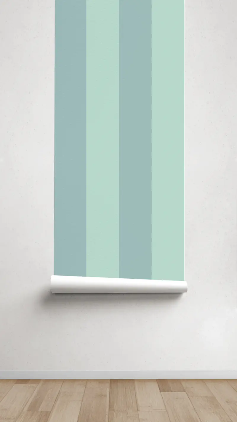 Papel pintado Texturizado Rayas M Verde Menta
