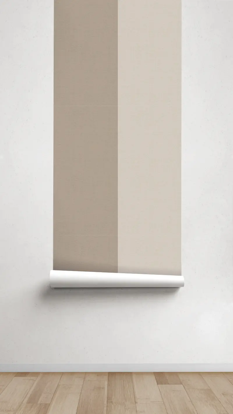 Papel pintado Texturizado Rayas XL Tostado Beige