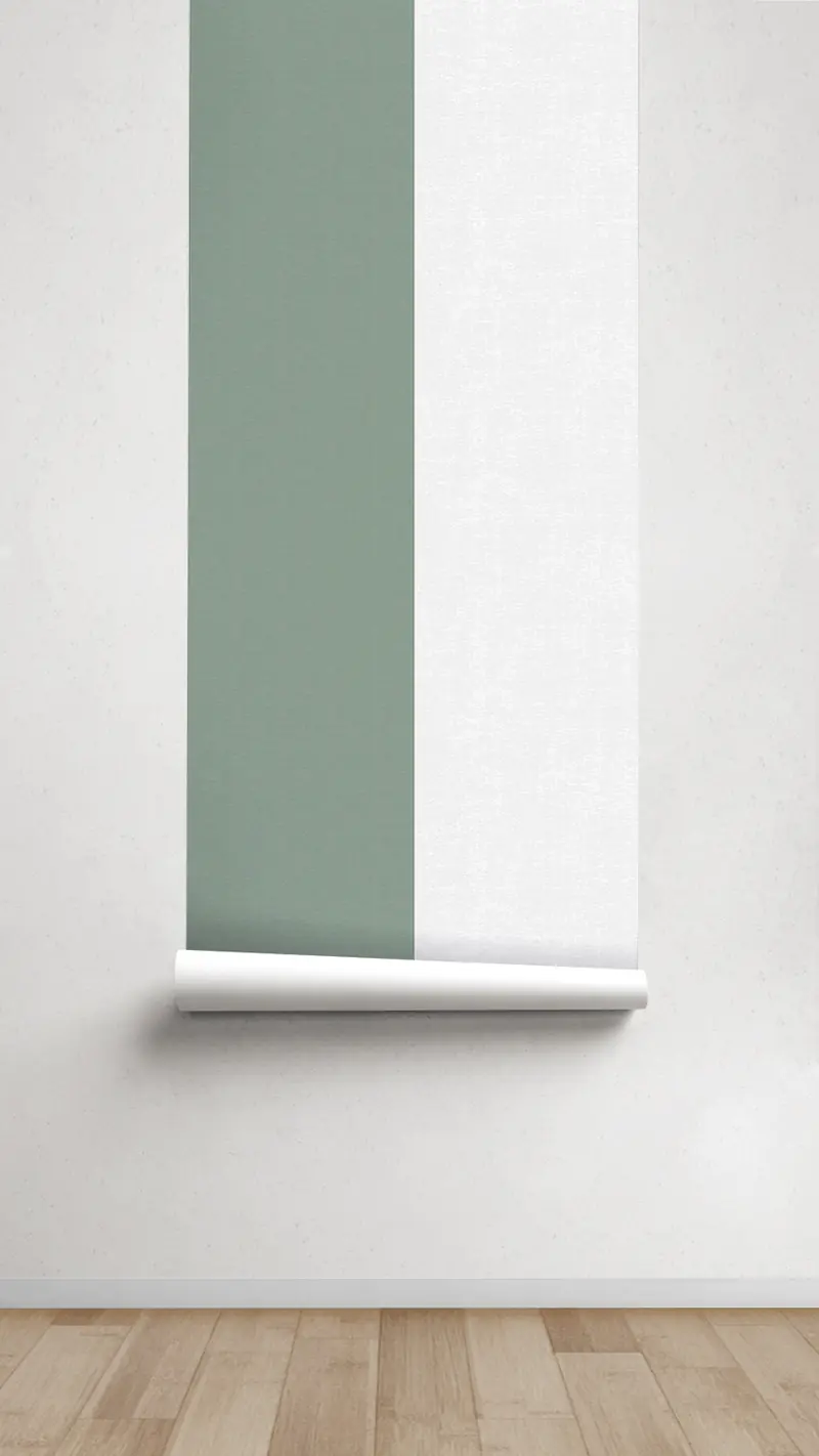Papel pintado Texturizado Rayas XL Verde Ingles