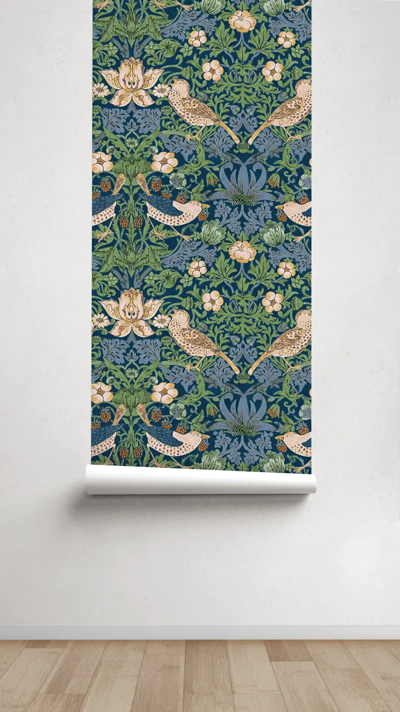 Papel pintado Vivaldi Azul
