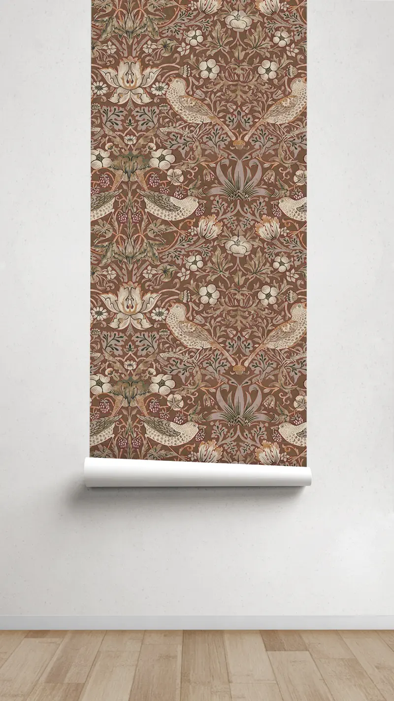 Papel pintado Vivaldi Marrón