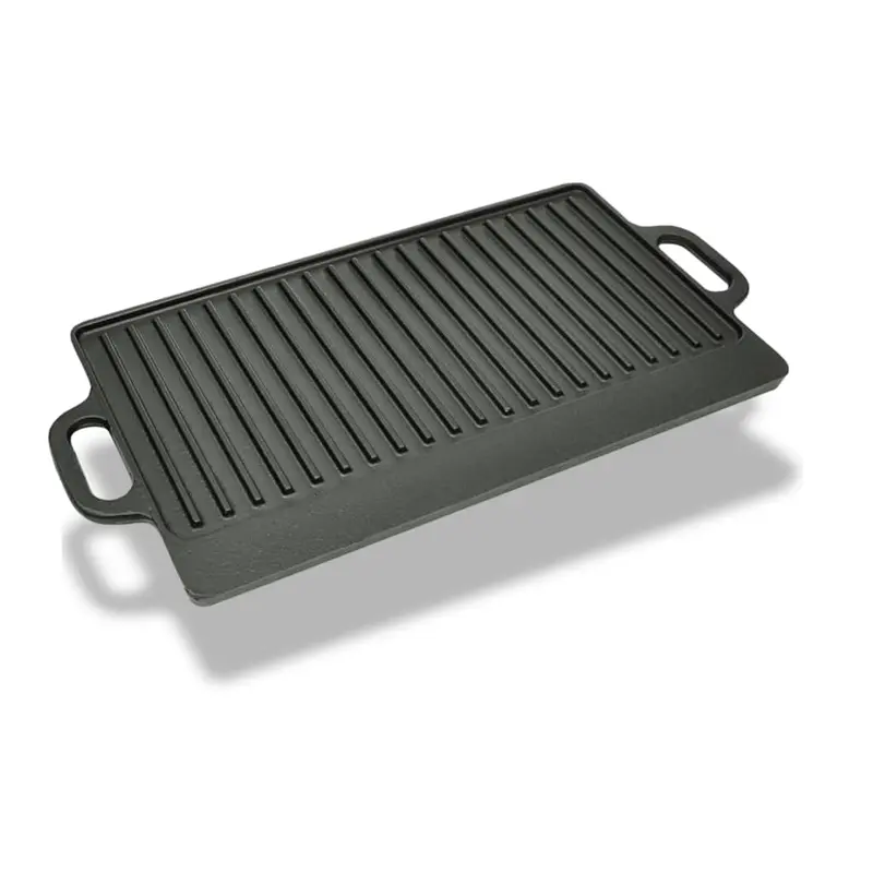 Parrilla grill reversible hierro fundido 50x23 cm