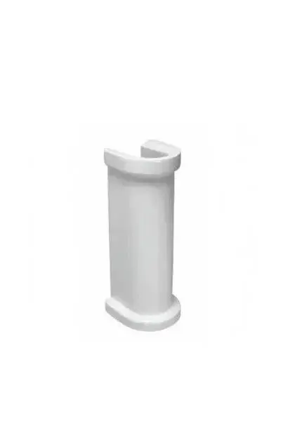 Pedestal de Lavabo Vintage Unisan – Porcelana Blanca, 26,5x70 cm