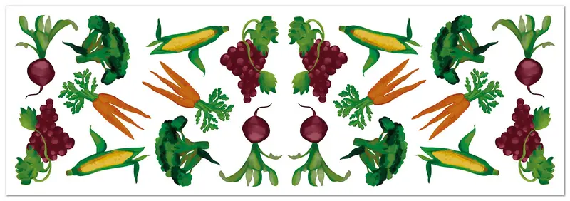 Pegatinas de Pared Vegetales Pack de 20