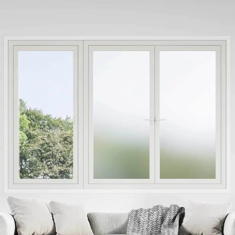 Película adhesiva para ventanas Esmerilado 45 x 500 cm PVC