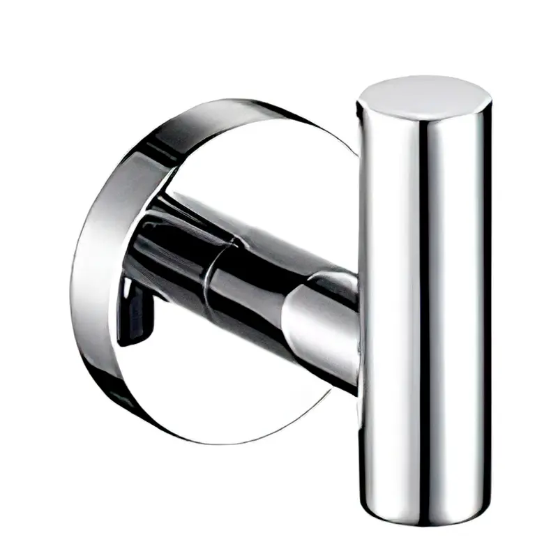 Percha de baño redonda en cromado acero inoxidable SUS304 de Valaz