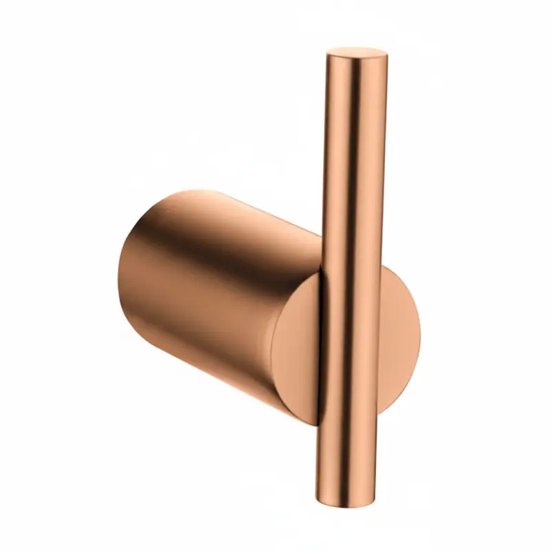 Percha Individual Oro Rosa Cepillado Serie Time Medimex
