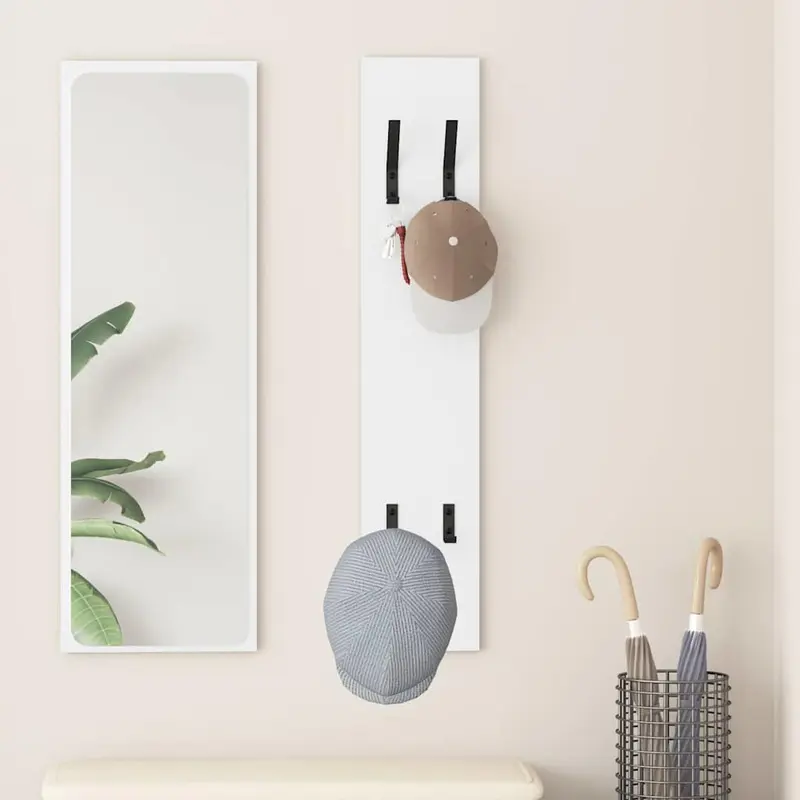 Perchero de pared 20 x 1,5 x 100 cm Madera de ingeniería