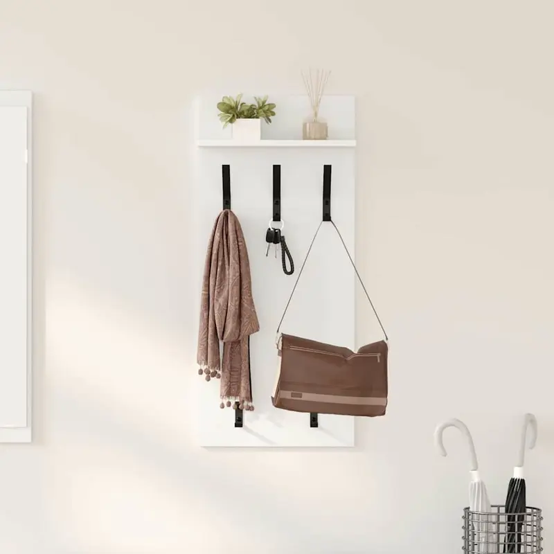 Perchero de pared 40 x 10 x 90 cm Madera de ingeniería
