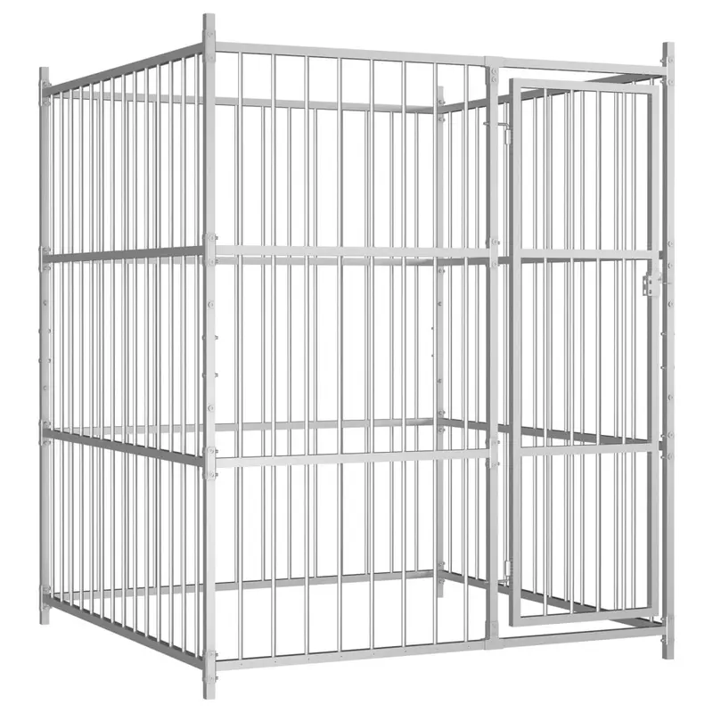 Perrera de exterior 150x150x185 cm