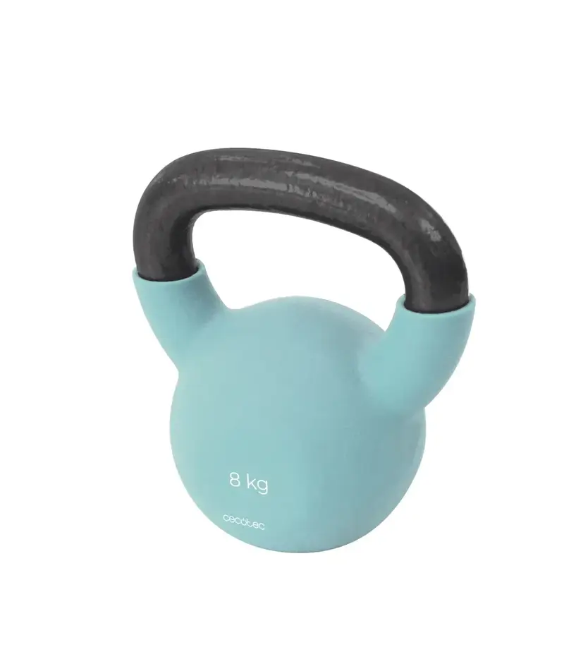 Pesa Rusa 8kg DrumFit KettleBell Neo ergonomía durabilidad y fácil limpieza Cecotec