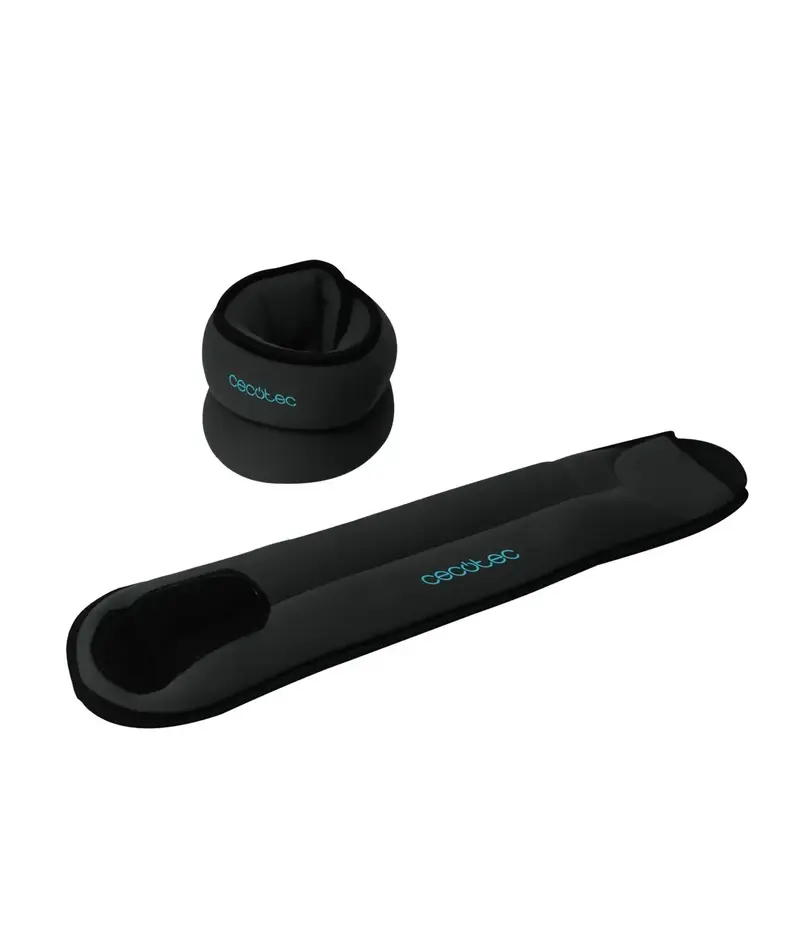 Pesas ajustables DrumFit AnkleBell 2000 Neo mejora tu entrenamiento con 2 kg Cecotec