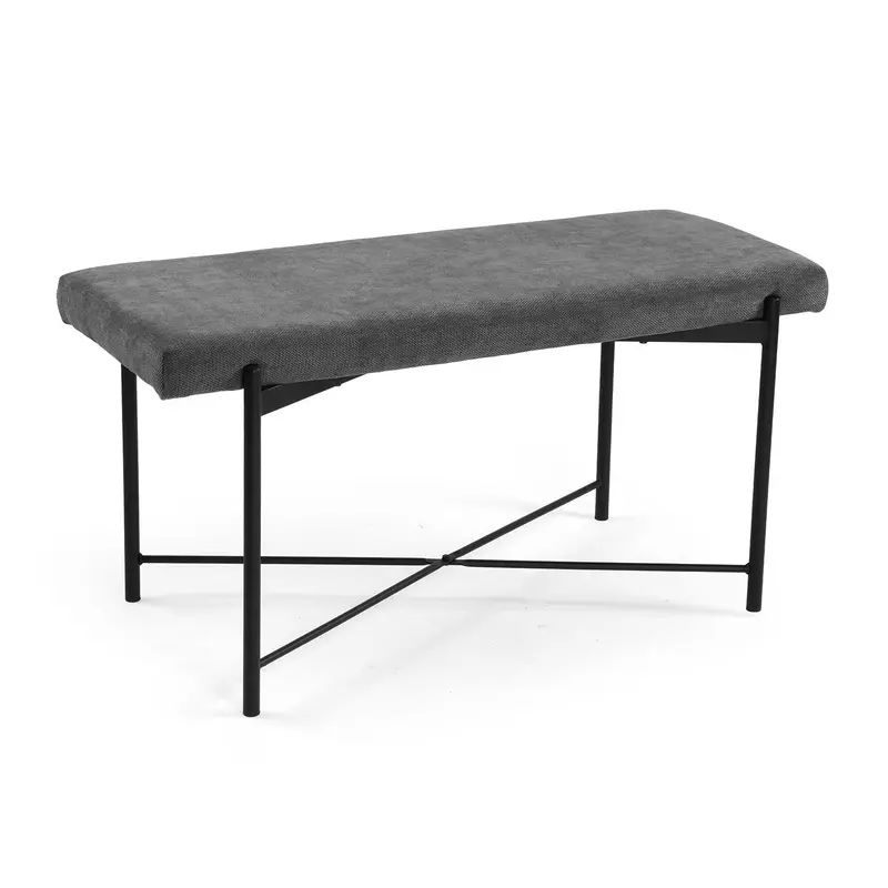PIE DE CAMA NILO GRIS