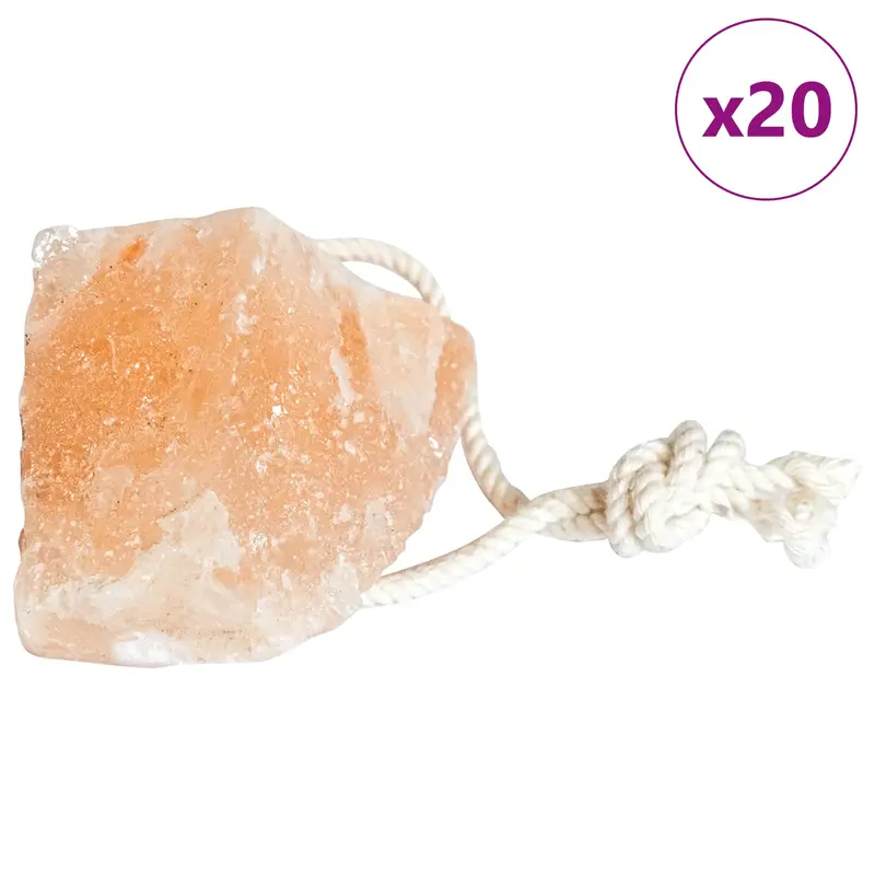 Piedras de Sal para Lamer Rosa Sal de Roca