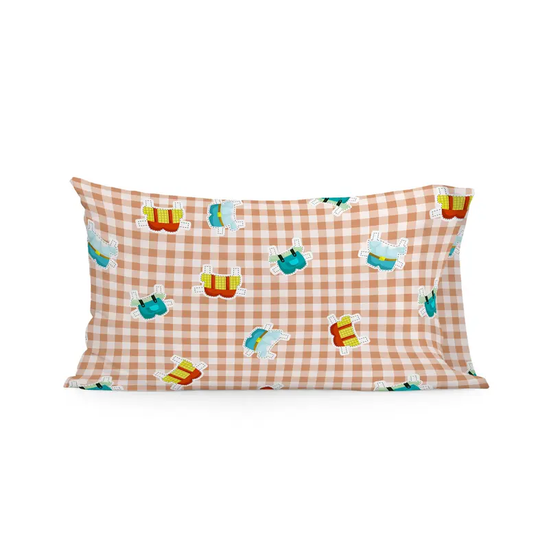 Piggys vichy Funda de almohada 50x75 cm