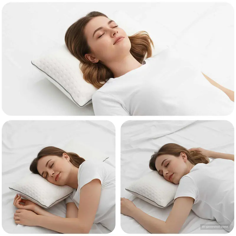 Pillow para dormir Shread 50 x 30 x 11 cm Espuma Viscoelástica