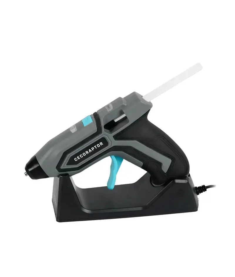 Pistola de encolar CecoRaptor Perfect Fix a batería 3 7V 1500 mAh con calentamiento rápido y uso prolongado Cecotec