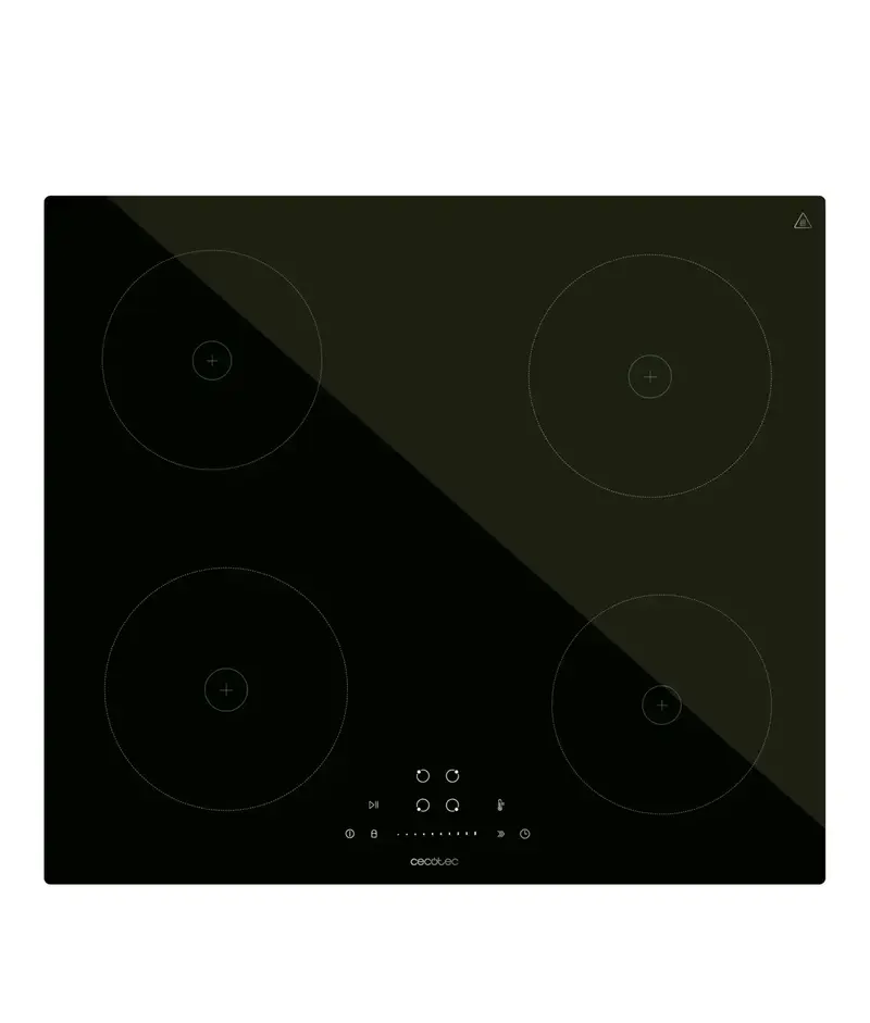 Placa de Inducción 4 Fuegos con Booster y Control Táctil para Cocina Moderna de Cecotec