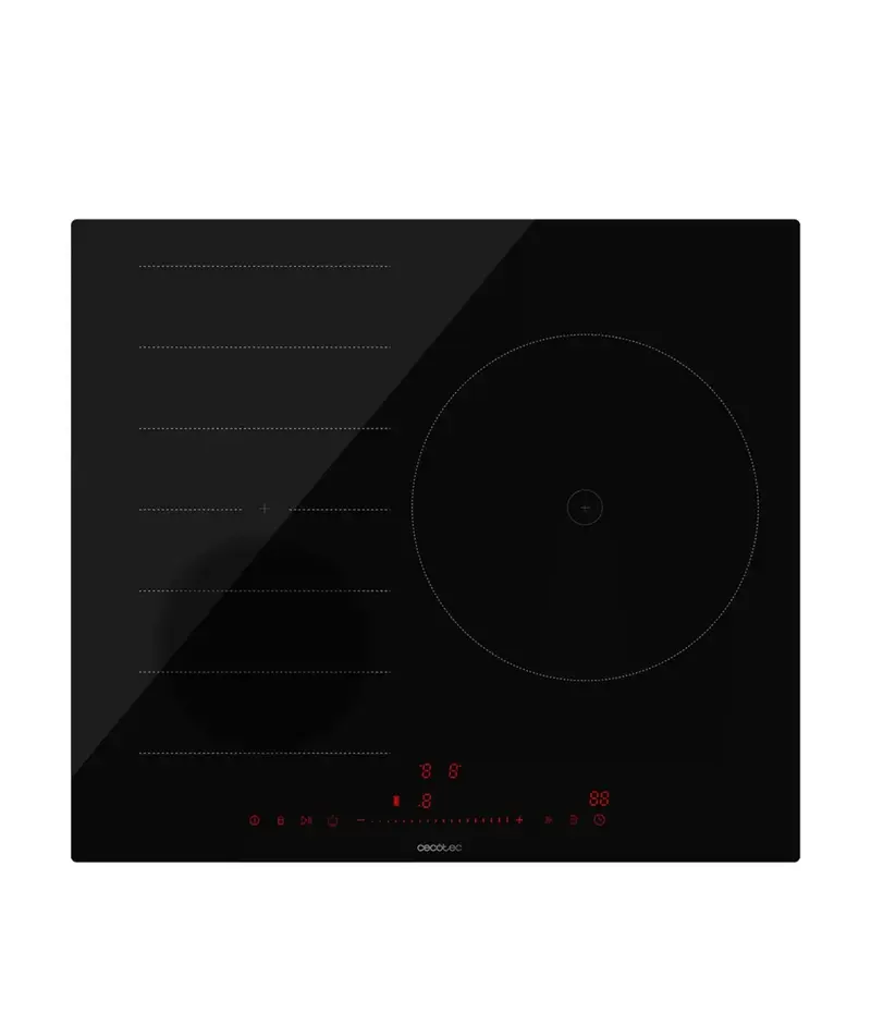 Placa de Inducción Avanzada con 7400W, Bridge Zone y Control Táctil Preciso de Cecotec