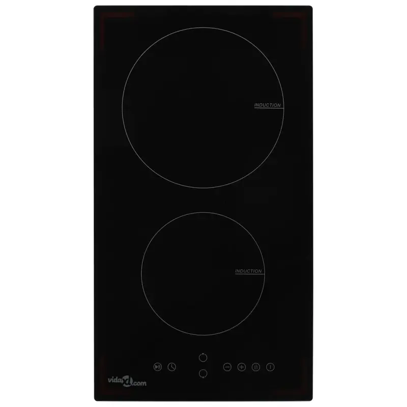 Placa de inducción con 2 quemadores control táctil 3500 W