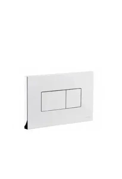 Placa Pulsadora Doble Descarga 23 cm Satinado Unisan