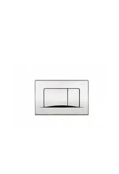 Placa Pulsadora Doble Descarga Cromo Unisan PLAN