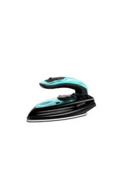 Plancha de viaje de doble Voltaje con Suela de cerámica y Cable extralargo GoForce 8000 Folding Titanium Cecotec