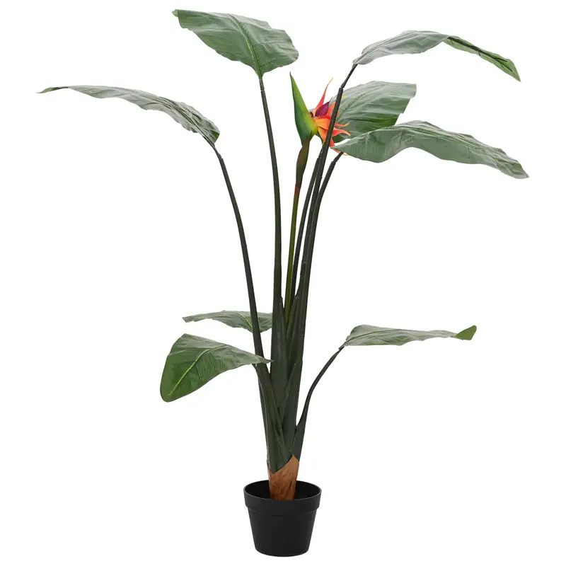 Planta artificial de Strelitzia Verde 70 x 18 x 155 cm