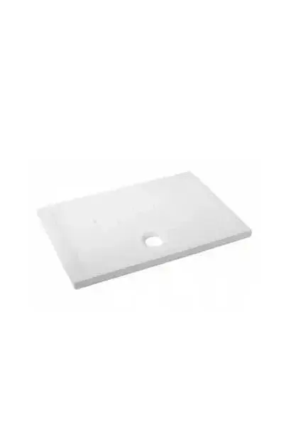 Plato de Ducha Extraplano Unisan 120x70 cm Fine Fire Clay Blanco