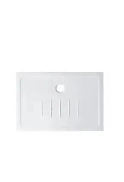 Plato de Ducha Extraplano Waterline Unisan - Arcilla Refractaria Blanco 119.5x89.5cm