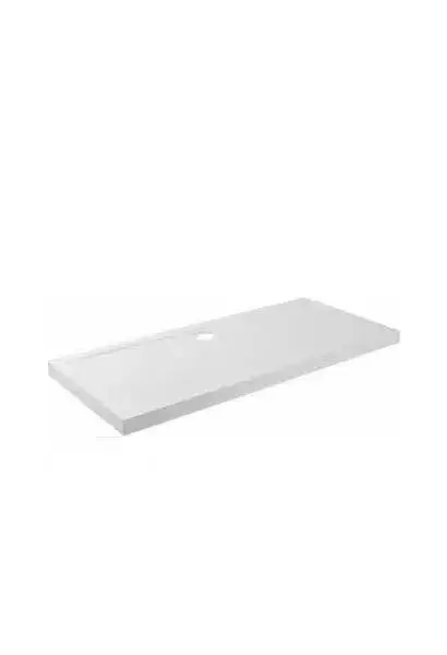 Plato de Ducha Rectangular Acrílico 180x80 cm Blanco Unisan Open