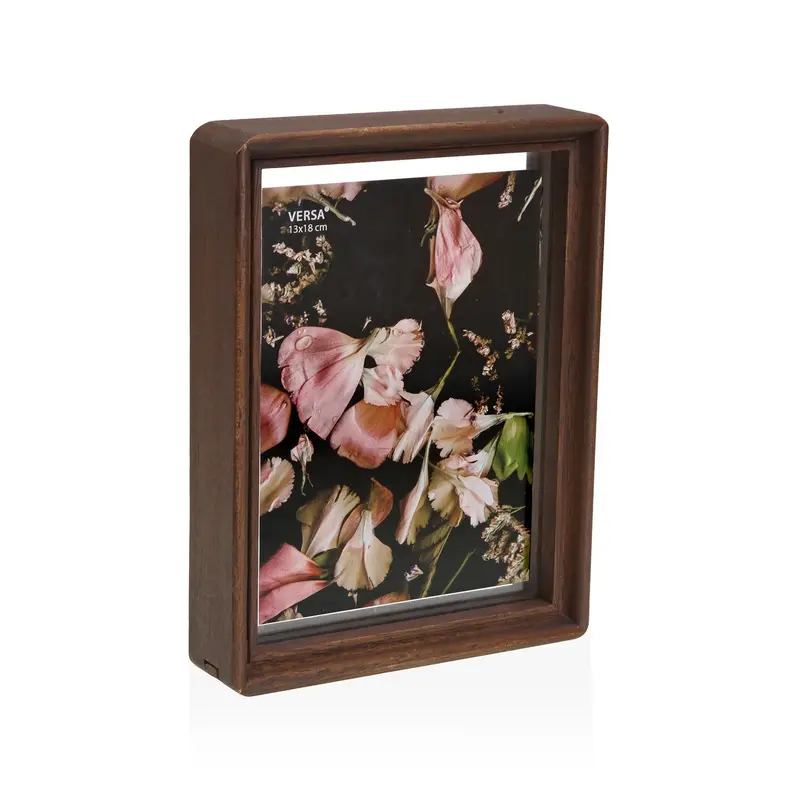 PORTAFOTO DE MADERA CON LUZ RESMY 13x18