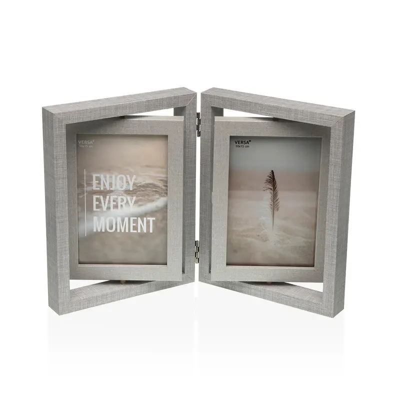PORTAFOTO DE MADERA MAGY DOBLE 10x15
