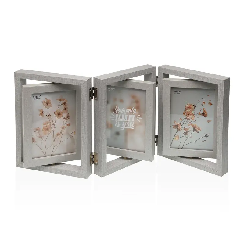 PORTAFOTO DE MADERA MAGY TRIPLE 10x15