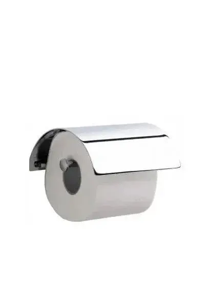 Portarrollo con Tapa Cromado LUXE Unisan - Accesorio de Baño Moderno