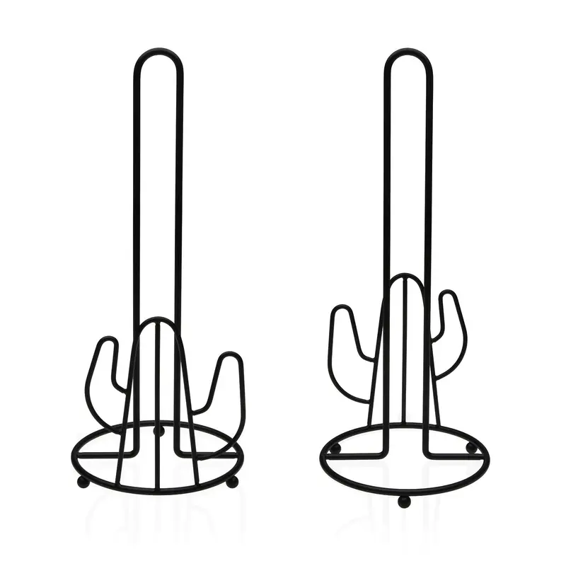 PORTARROLLOS CACTUS NEGRO