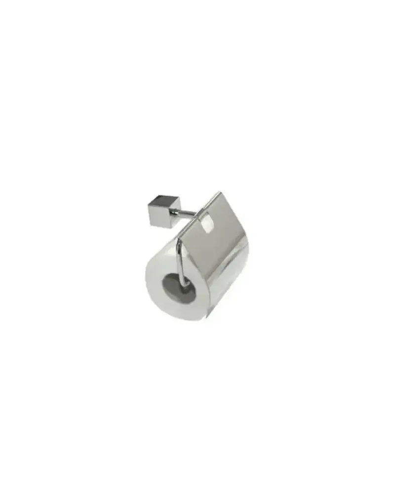 Portarrollos de acero con acabado cromado moderno CURVE de Aquore