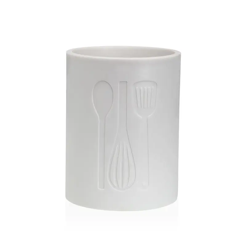 PORTAUTENSILIOS GRANDE COCINA BLANCO