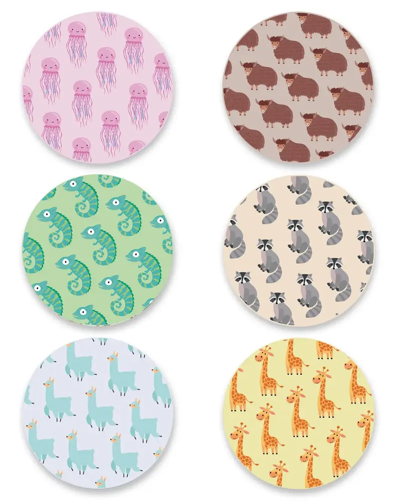 Posavasos Animales Pack de 12