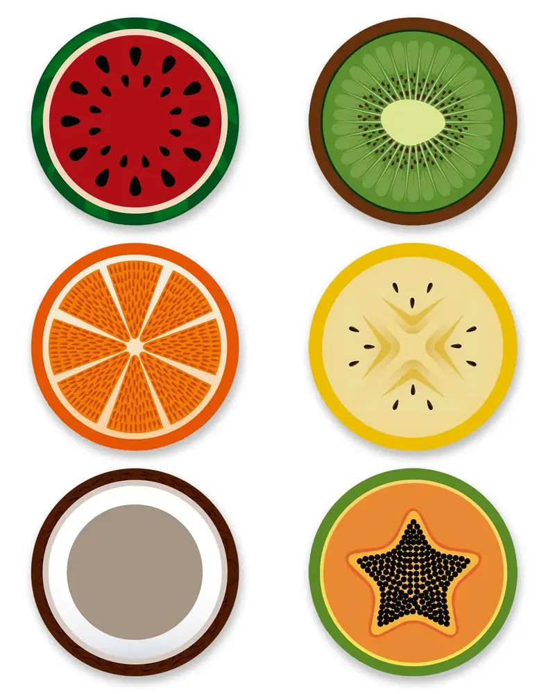 Posavasos Frutas Pack de 12