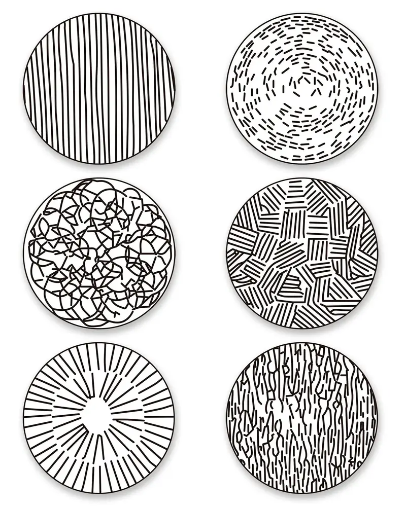 Posavasos Líneas Pack de 12