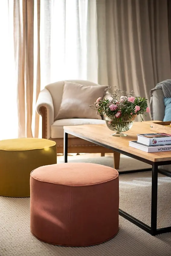 Pouf Artesano Lino Caldera
