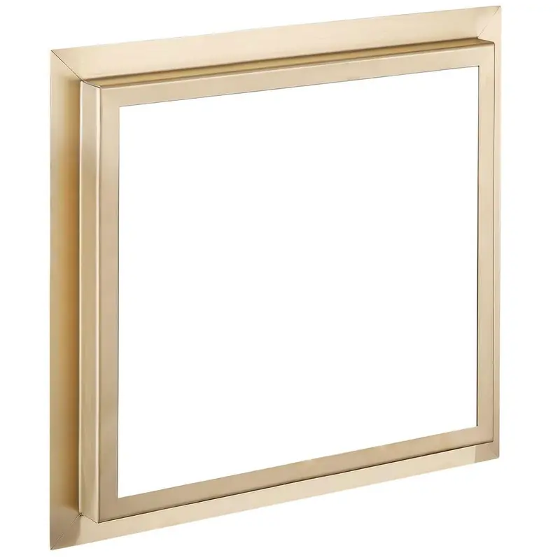 Premarco para rociador a techo 30 cm dorado cepillado acero resistente Valaz