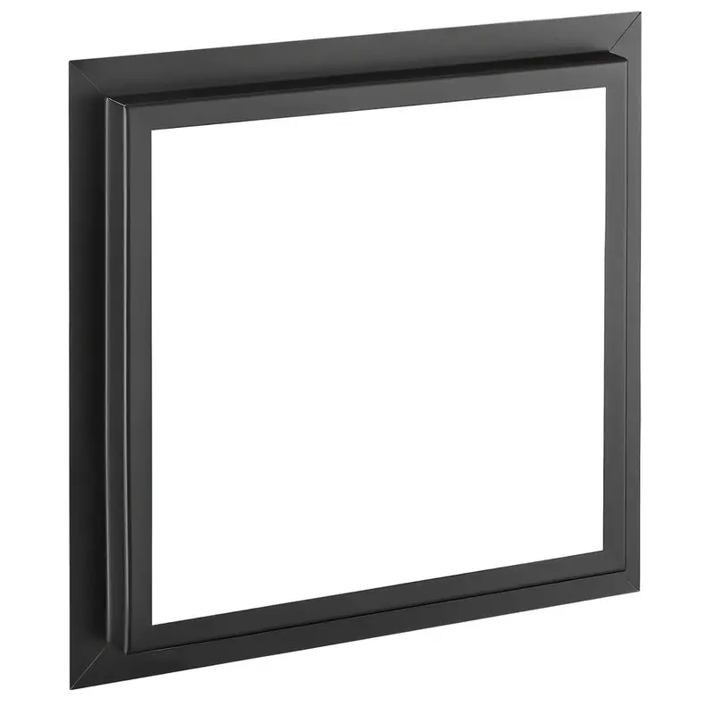 Premarco para rociador a techo negro mate 30 cm acero resistente compatible con rociadores a techo Valaz